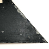 Old Hand-held Double-Side Metal Signal Flag, Presumed Railroad