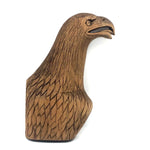 Carved Folk Art Eagle's Head