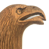 Carved Folk Art Eagle's Head