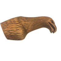 Carved Folk Art Eagle's Head