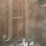 Large Art Deco Etched Printing Plate, A + B