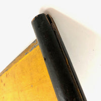 Old Hand-held Double-Side Metal Signal Flag, Presumed Railroad