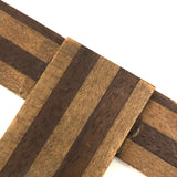 Gorgeous Antique Inlaid Hardwood T-Square and Drafting Triangle