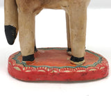 Vintage Mexican Folk Art Burro Candleholder