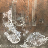 Large Art Deco Etched Printing Plate, A + B