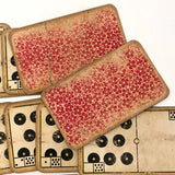 Charles Goodall London Antique Double Nine Playing Card Dominoes