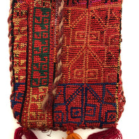 Finely Hand-Embroidered South American Textile Pouch