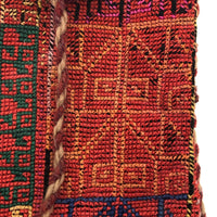 Finely Hand-Embroidered South American Textile Pouch