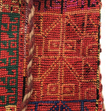 Finely Hand-Embroidered South American Textile Pouch