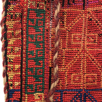 Finely Hand-Embroidered South American Textile Pouch