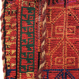Finely Hand-Embroidered South American Textile Pouch