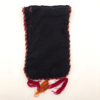 Finely Hand-Embroidered South American Textile Pouch