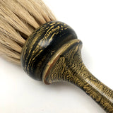 Lovely Antique Yellow and Black Grain-Painted Horsehair Brush