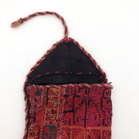 Finely Hand-Embroidered South American Textile Pouch