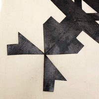 Double-Sided Black and Black 19th Century Schoolgirl Cut Paper Designs