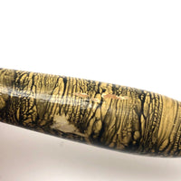 Lovely Antique Yellow and Black Grain-Painted Horsehair Brush