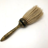 Lovely Antique Yellow and Black Grain-Painted Horsehair Brush
