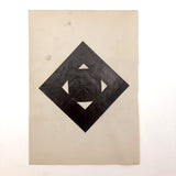 Double-Sided Black and Black 19th Century Schoolgirl Cut Paper Designs
