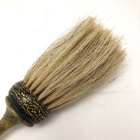 Lovely Antique Yellow and Black Grain-Painted Horsehair Brush