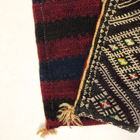 Middle Eastern or Moroccan Vintage Kilim Pillow Cover / Camel Saddle Bag