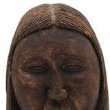 Beautiful, Sensitively Carved Wooden Bust, Presumed Native American or Inuit