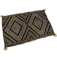 Middle Eastern or Moroccan Vintage Kilim Pillow Cover / Camel Saddle Bag