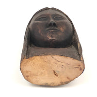 Beautiful, Sensitively Carved Wooden Bust, Presumed Native American or Inuit