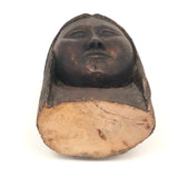 Beautiful, Sensitively Carved Wooden Bust, Presumed Native American or Inuit