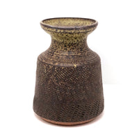 Beautifully Crafted, Earthy Studio Pottery Stoneware Vase, or Decanter