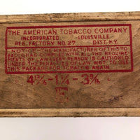 Eglantine American Tobacco Company 20 Cent Plugs Box