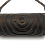 Cool Target Patterned Old Linocut Roller
