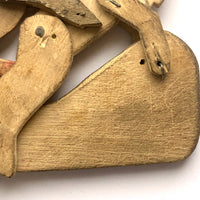 Erotic Mechanical Folk Art Wooden Toy
