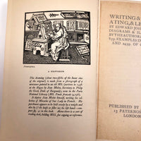 Artistic Crafts Series: Writing & Illuminating & Lettering, Edward Johnston, First Edition