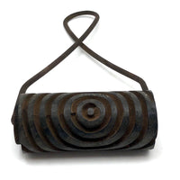 Cool Target Patterned Old Linocut Roller