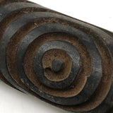 Cool Target Patterned Old Linocut Roller