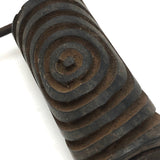 Cool Target Patterned Old Linocut Roller