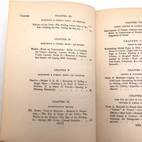 Artistic Crafts Series: Writing & Illuminating & Lettering, Edward Johnston, First Edition