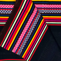 Colorful Handmade Peruvian Oveja Wool Vintage Textiles