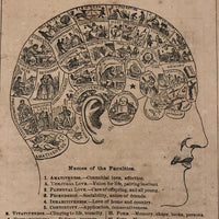 1872 Samuel R. Wells Phrenology Handbook with Illustrations