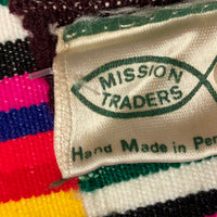 Colorful Handmade Peruvian Oveja Wool Vintage Textiles