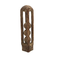 Antique Three Balls in Cage Carved Whimsy with Nice Details