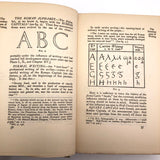 Artistic Crafts Series: Writing & Illuminating & Lettering, Edward Johnston, First Edition