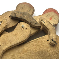 Erotic Mechanical Folk Art Wooden Toy
