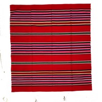 Colorful Handmade Peruvian Oveja Wool Vintage Textiles