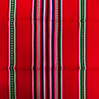 Colorful Handmade Peruvian Oveja Wool Vintage Textiles
