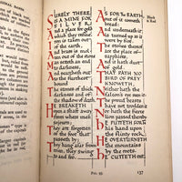 Artistic Crafts Series: Writing & Illuminating & Lettering, Edward Johnston, First Edition