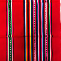 Colorful Handmade Peruvian Oveja Wool Vintage Textiles