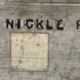 "Nickle" Plate Road Caboose, Old Folk Art Model Train Car