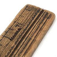 Wonderful (Almost) 8 Inch Handmade Wooden Ruler