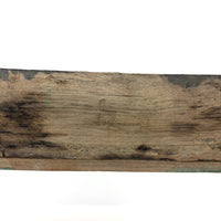 Gorgeous Antique Green Painted Carved Architectural Molding - 41 Inches